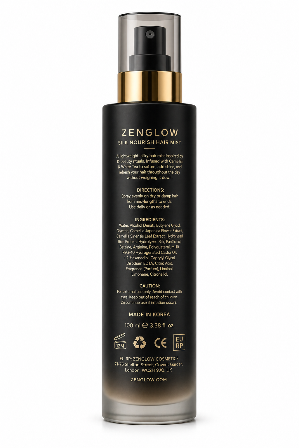 ZENGLOW X SEOUL SILK NOURISH HAIR MIST